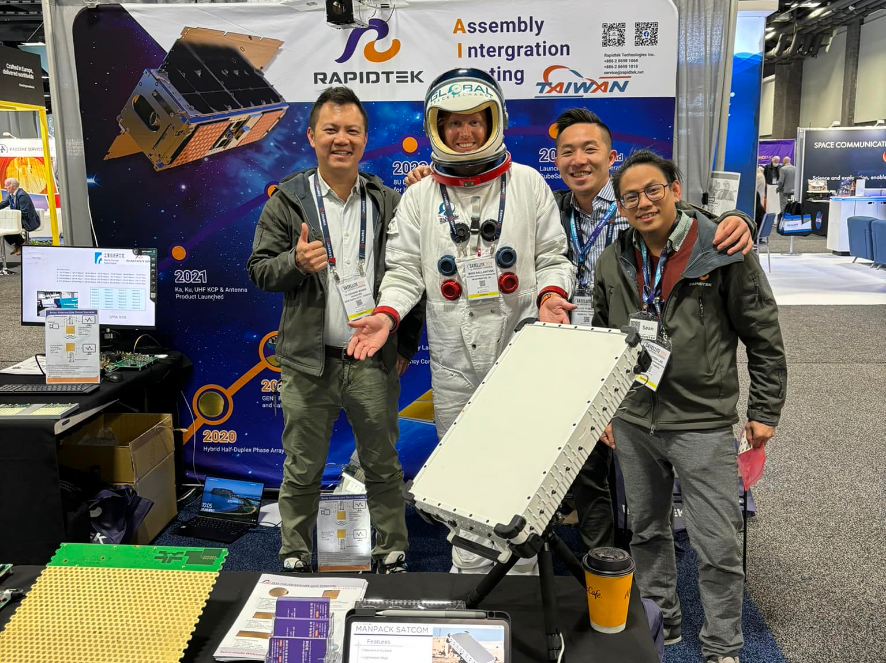 鐳洋前進美國衛星展 首次展示立方衛星